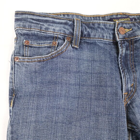 Levi's 524 too superlow Jeans Women's 13 Long (35x34) Low Rise Stretch Denim - Picture 8 of 12